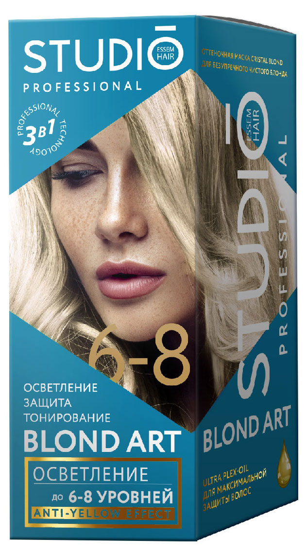 

Осветлитель для волос Studio Professional до 8 уровней осветления, 100 мл