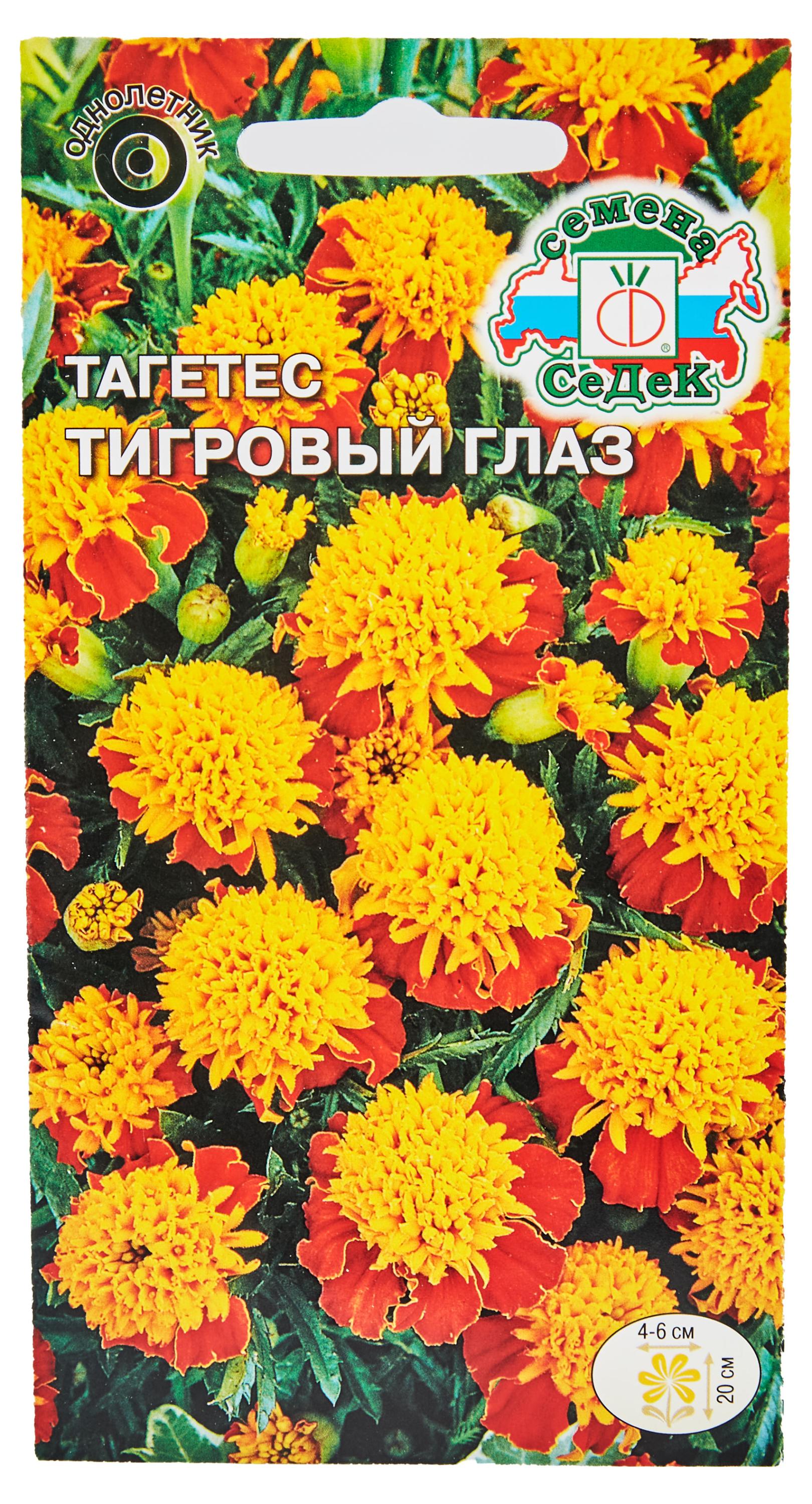 

Семена СеДеК Тагетес Тигровый глаз