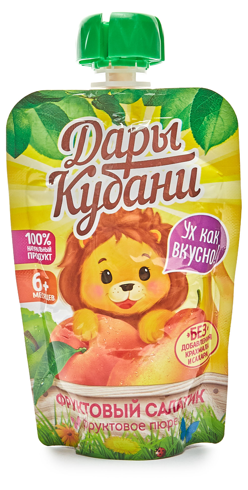 

Пюре Дары Кубани Фруктовый салатик с 6 мес., 90 г