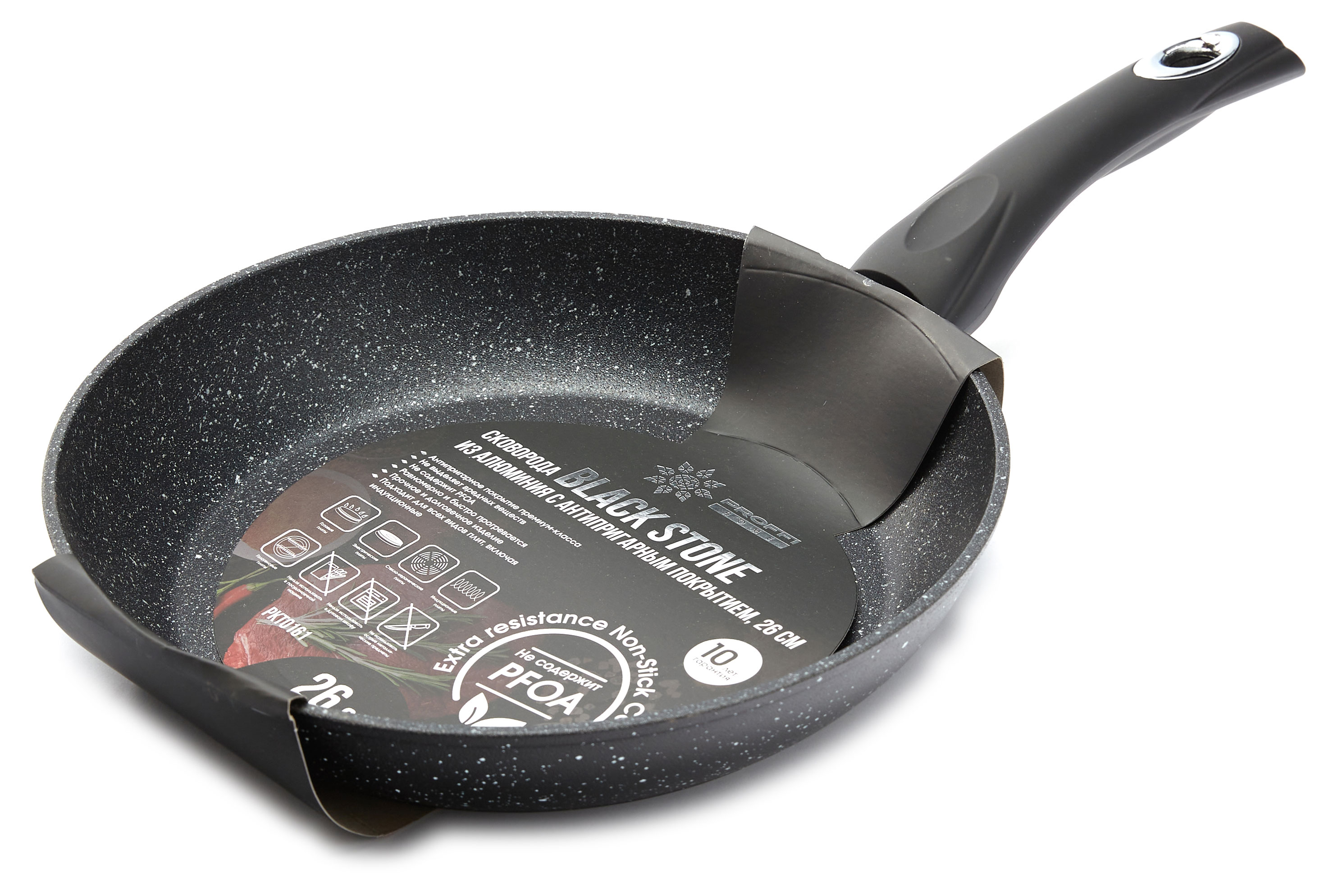 

Сковорода PROFFI KITCHEN Black Stone, 26 см