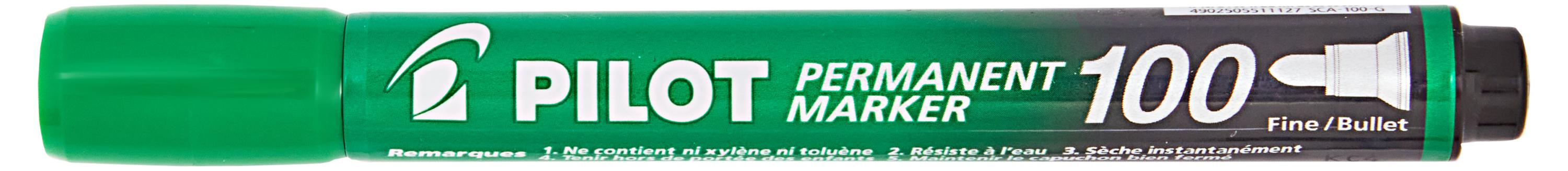 

Маркер Pilot SCA-100 перманентный зеленый, 1 шт