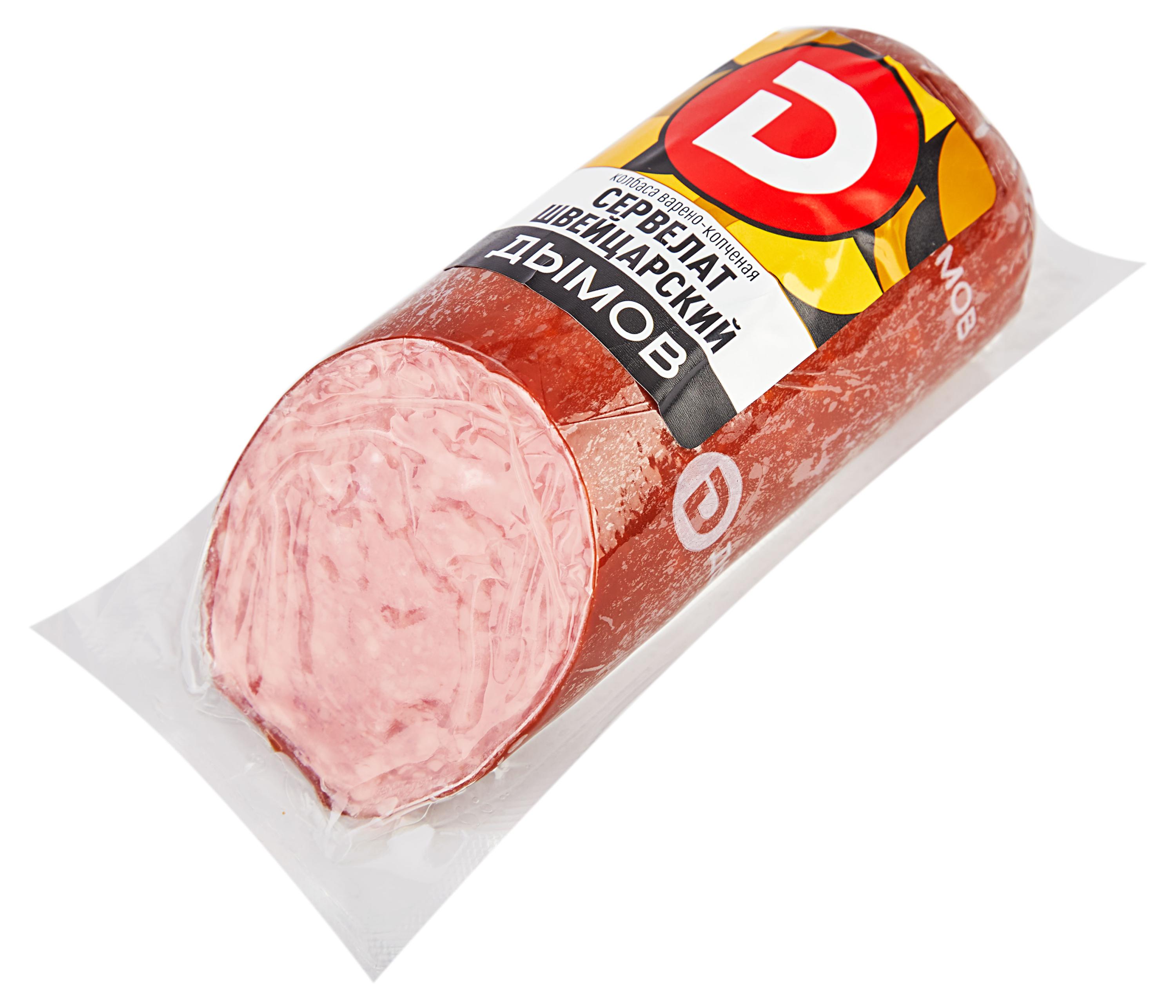 

Колбаса варено-копченая Дымов Сервелат Швейцарский, 330 г