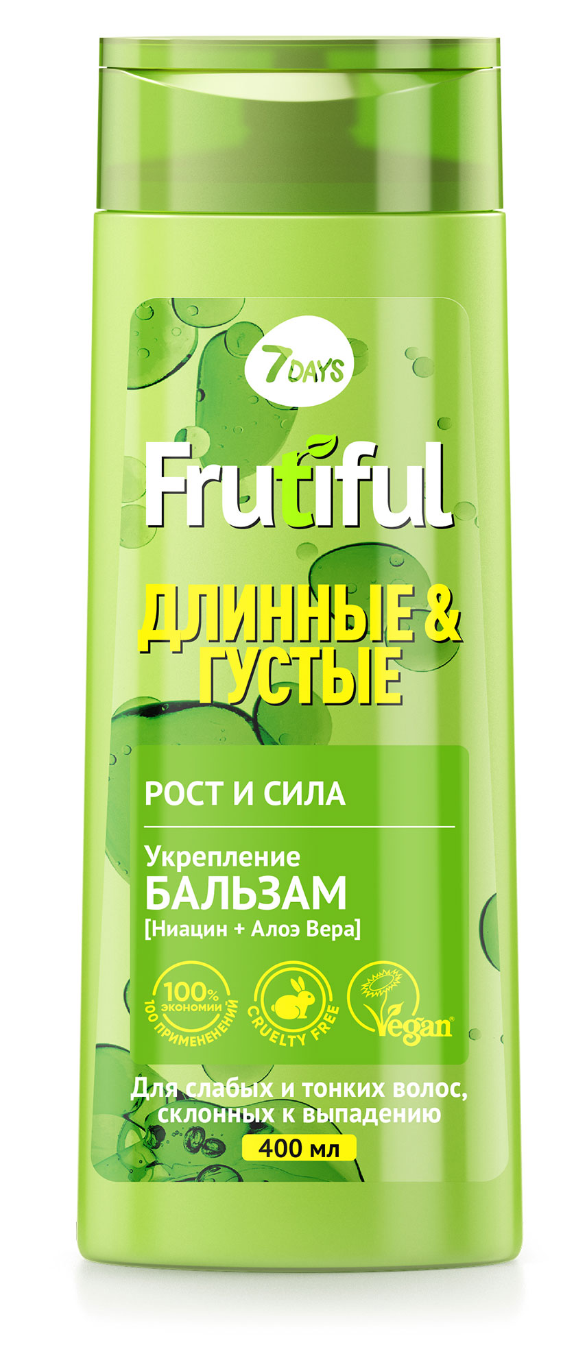 

Бальзам для волос 7Days frutiful рост и сила длинные и густые, 400 мл