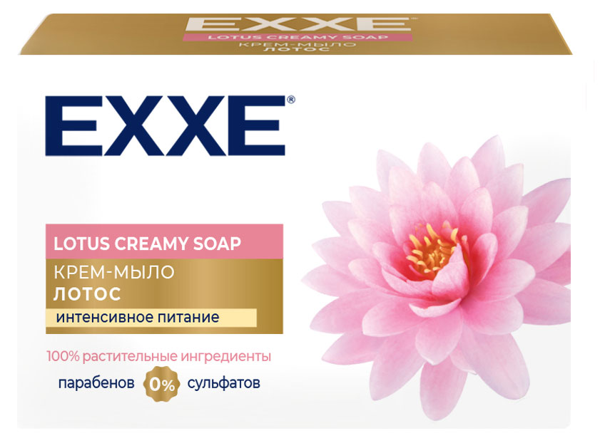 

Крем-мыло Exxe Косметическое Лотос интенсивное питание, 90 г