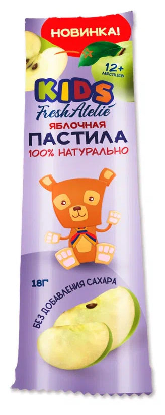 

Пастила для детей раннего возраста resh Atelie KIDS Яблочная Пластинка, 18 г