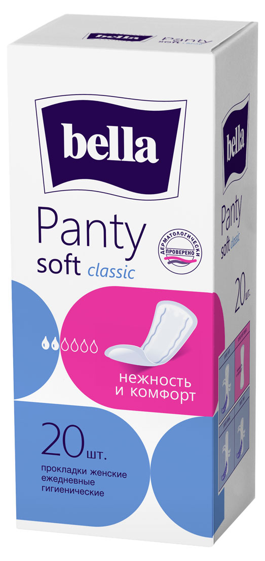 

Прокладки ежедневные Bella Panty Soft Classic , 20 шт