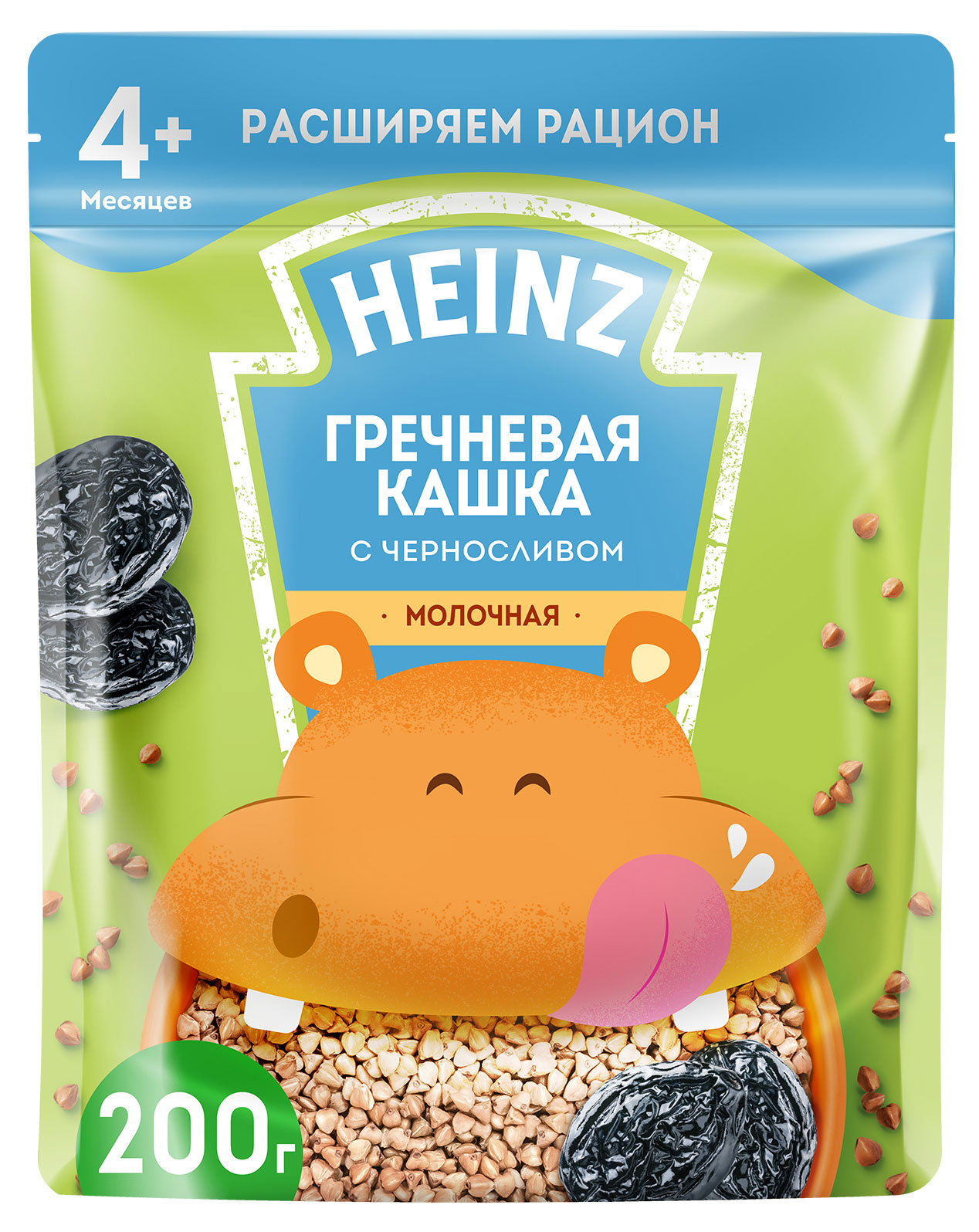 

Каша молочная Heinz Гречневая с Черносливом с 4 мес., 200 г
