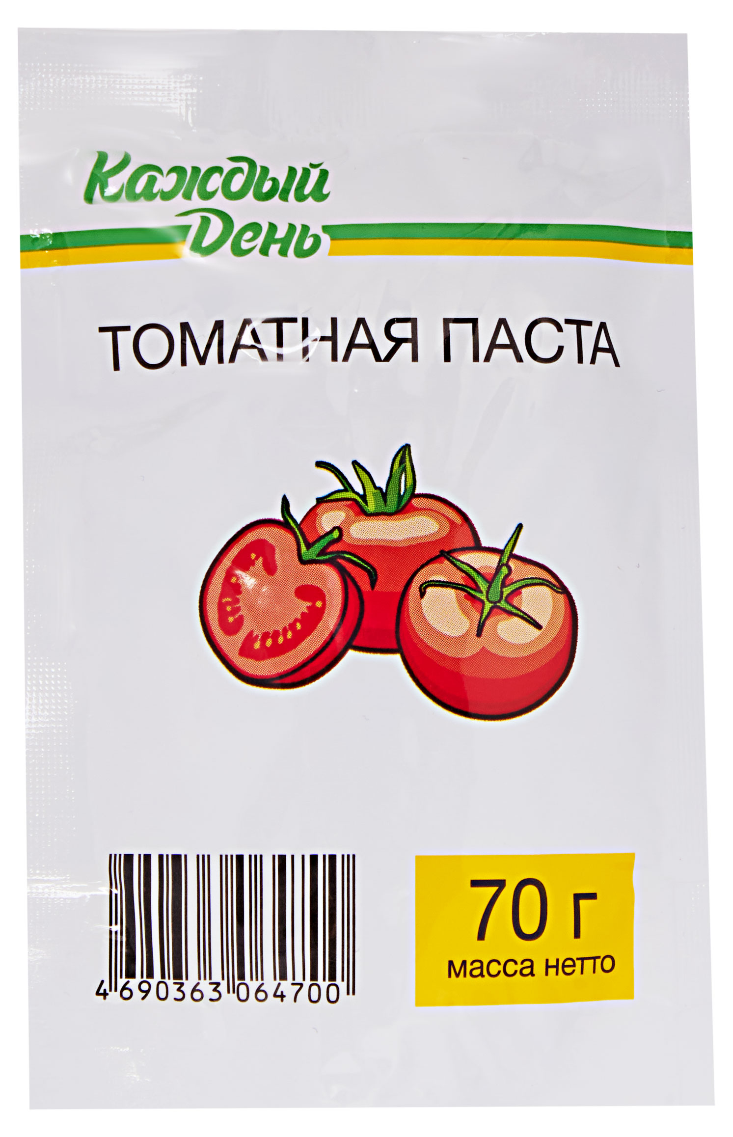 

Паста томатная Каждый день, 70 г