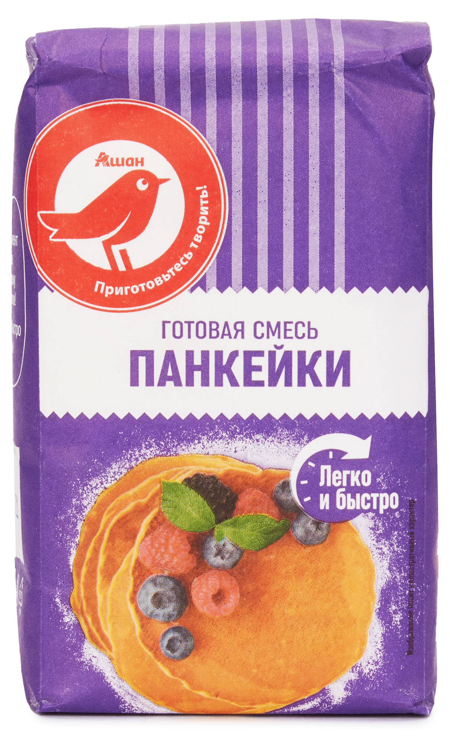 

Смесь для панкейков АШАН Красная птица, 500 г
