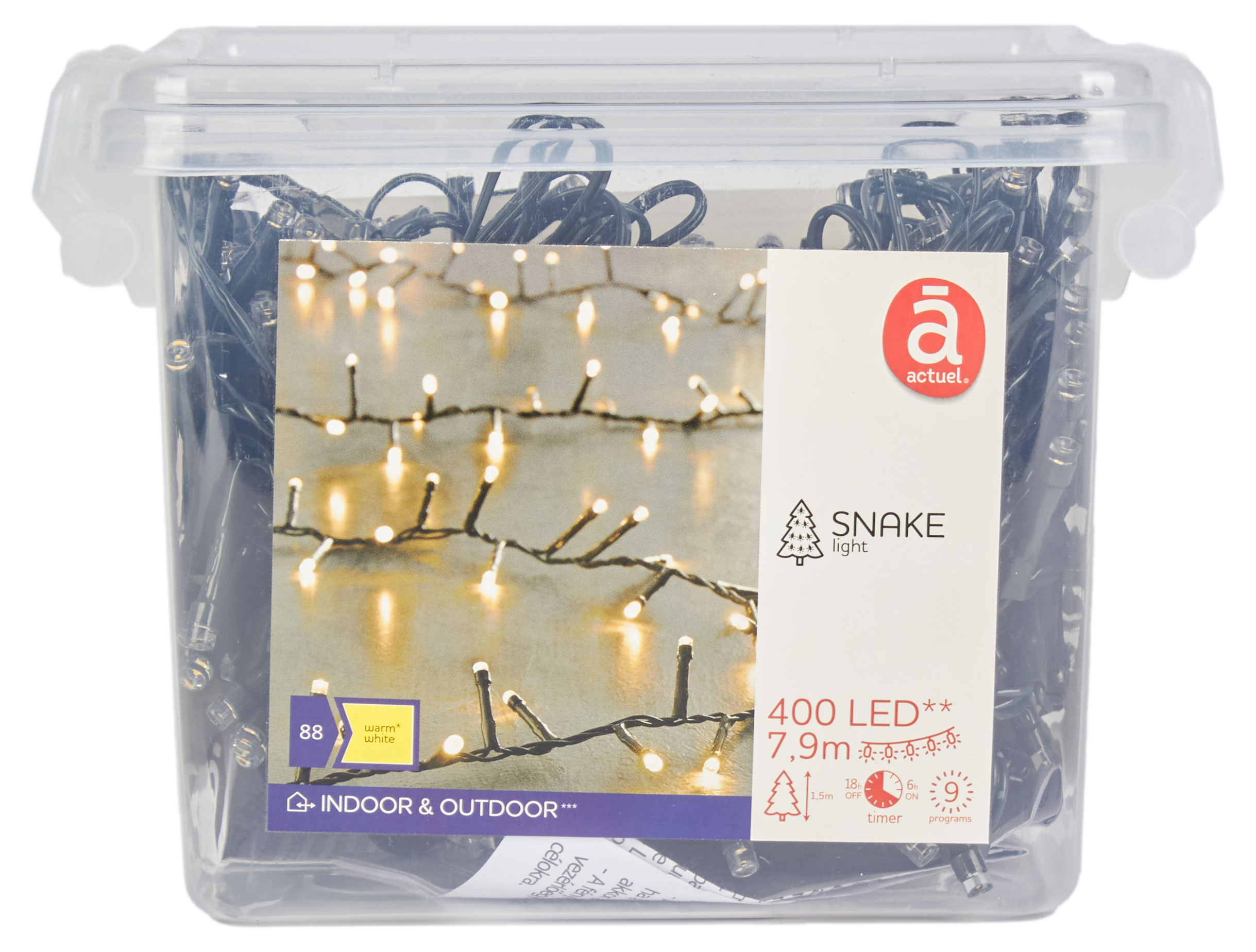 

Электрогирлянда Actuel 400 LED, 7,9 м