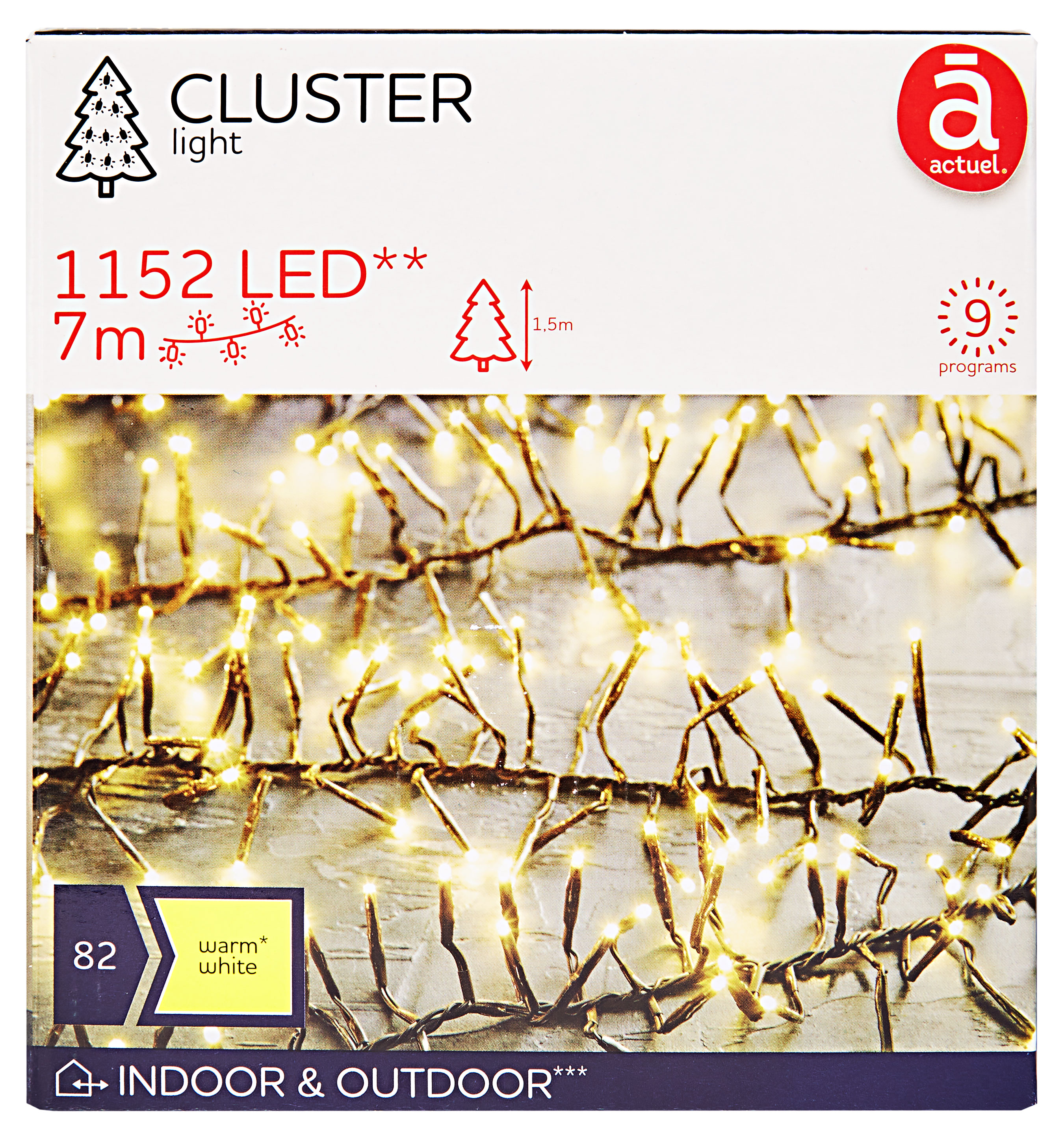 

Электрогирлянда Actuel 1152 LED, 7 м