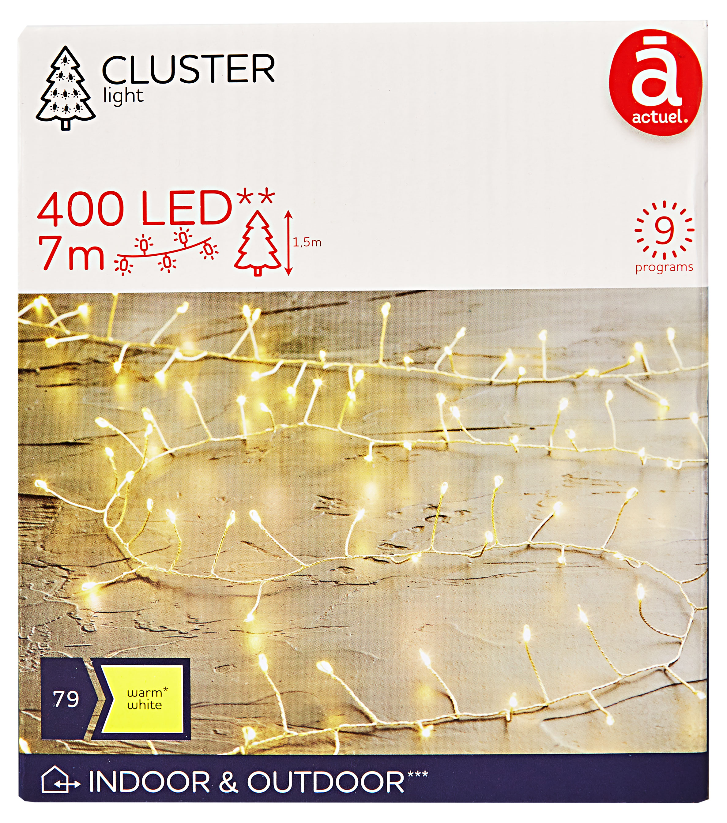 

Электрогирлянда Actuel 400 LED, 7 м