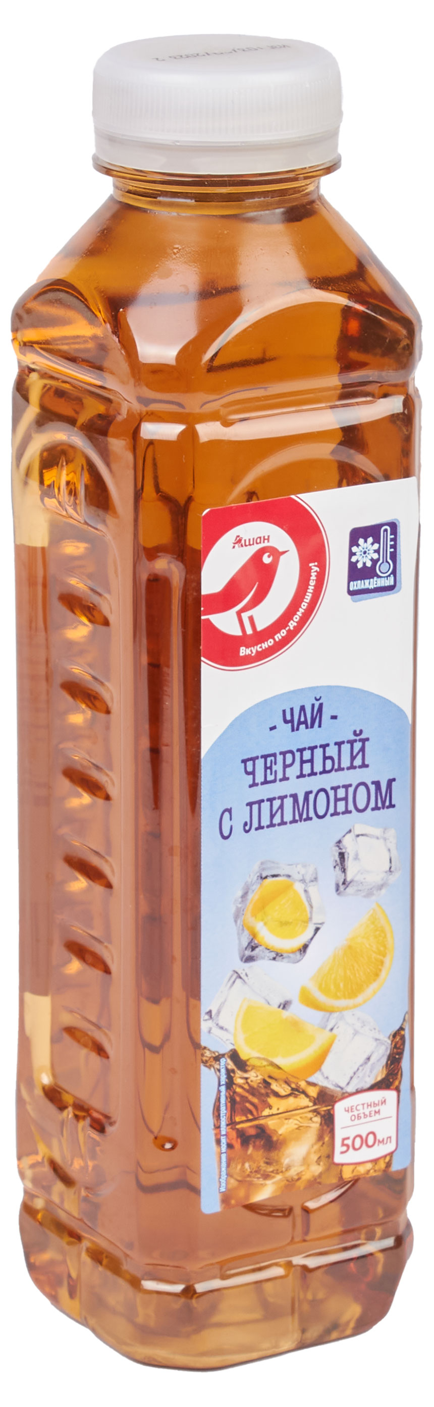 

Чай черный холодный АШАН Красная птица со вкусом Лимон, 500 мл
