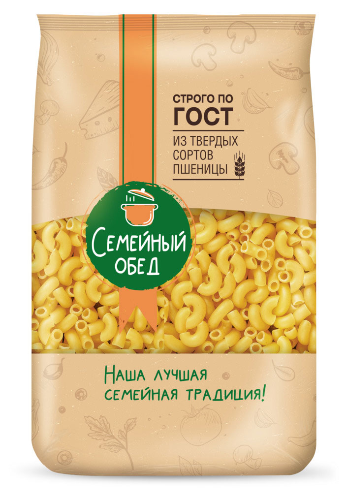 

Макаронные изделия Семейный обед Рожки особые 42, 400 г