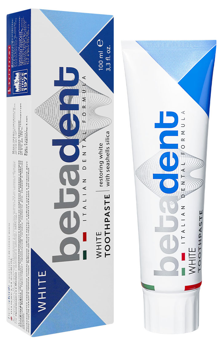 

Зубная паста Betadent White, 100 мл
