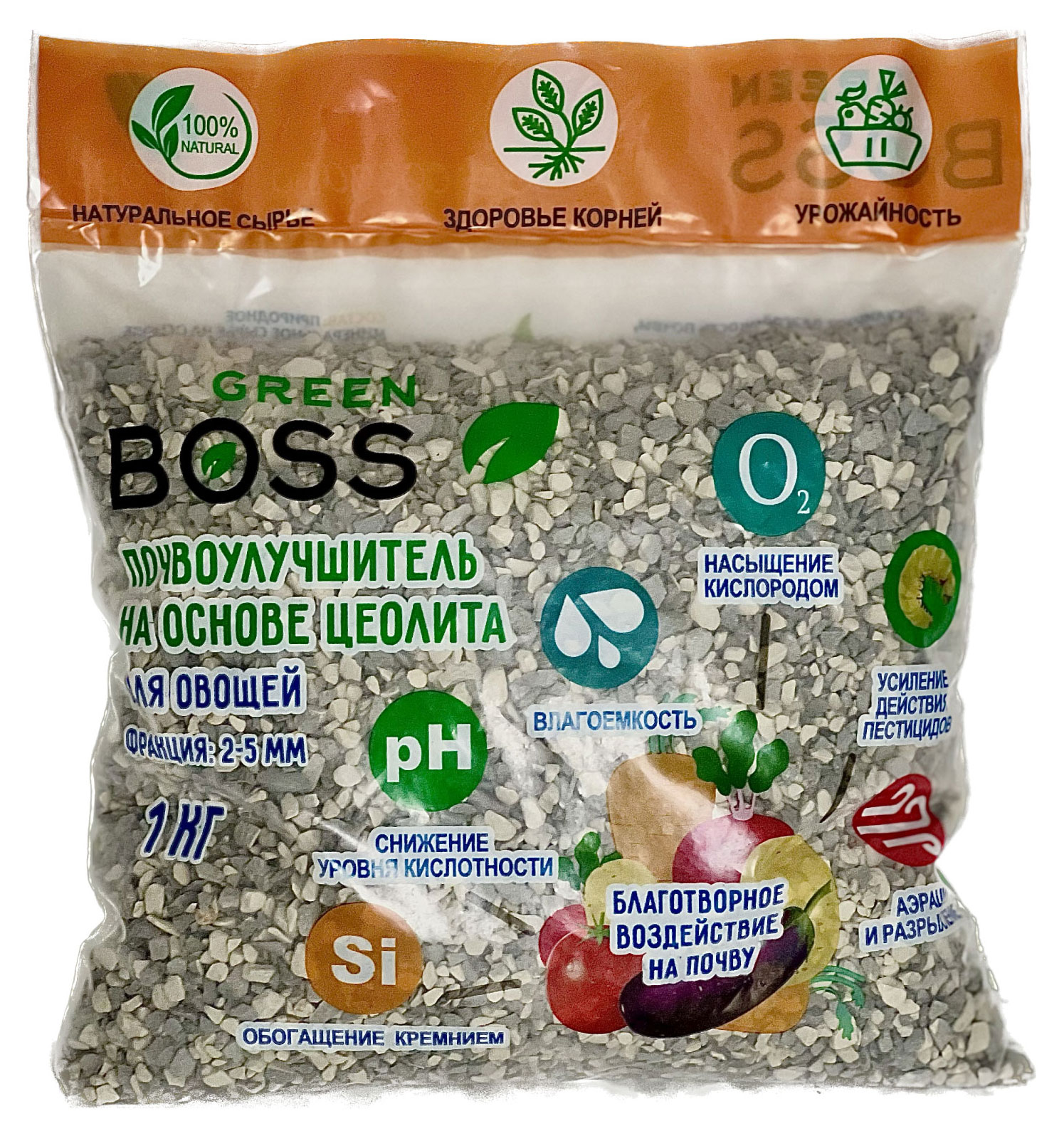 

Почвоулучшитель для овощей GREEN BOSS, 1 кг