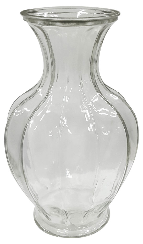 

Ваза стеклянная декоративная NinaGlass Кувшин прозрачный, 29 см