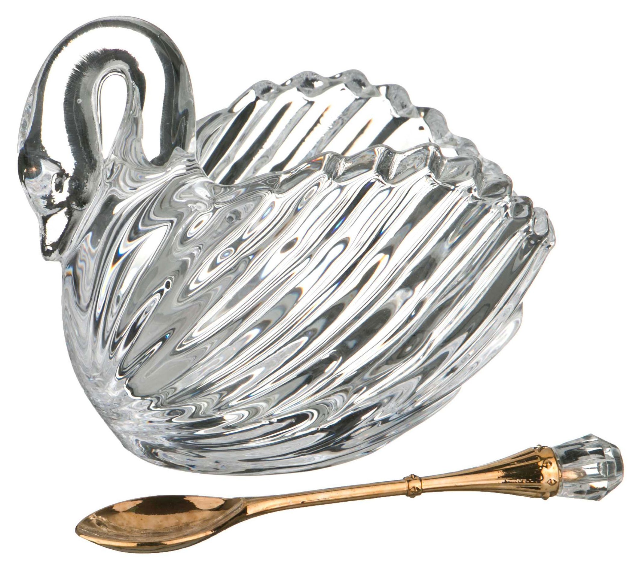 

Икорница Lefard Muza Лебедь с ложкой, 11х6 см