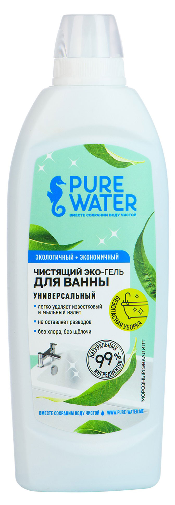 

Гель для ванны Pure Water Морозный эвкалипт, 500 мл