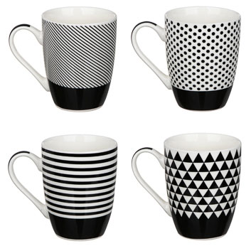 

Кружка Геометрия фарфоровая, 350 мл