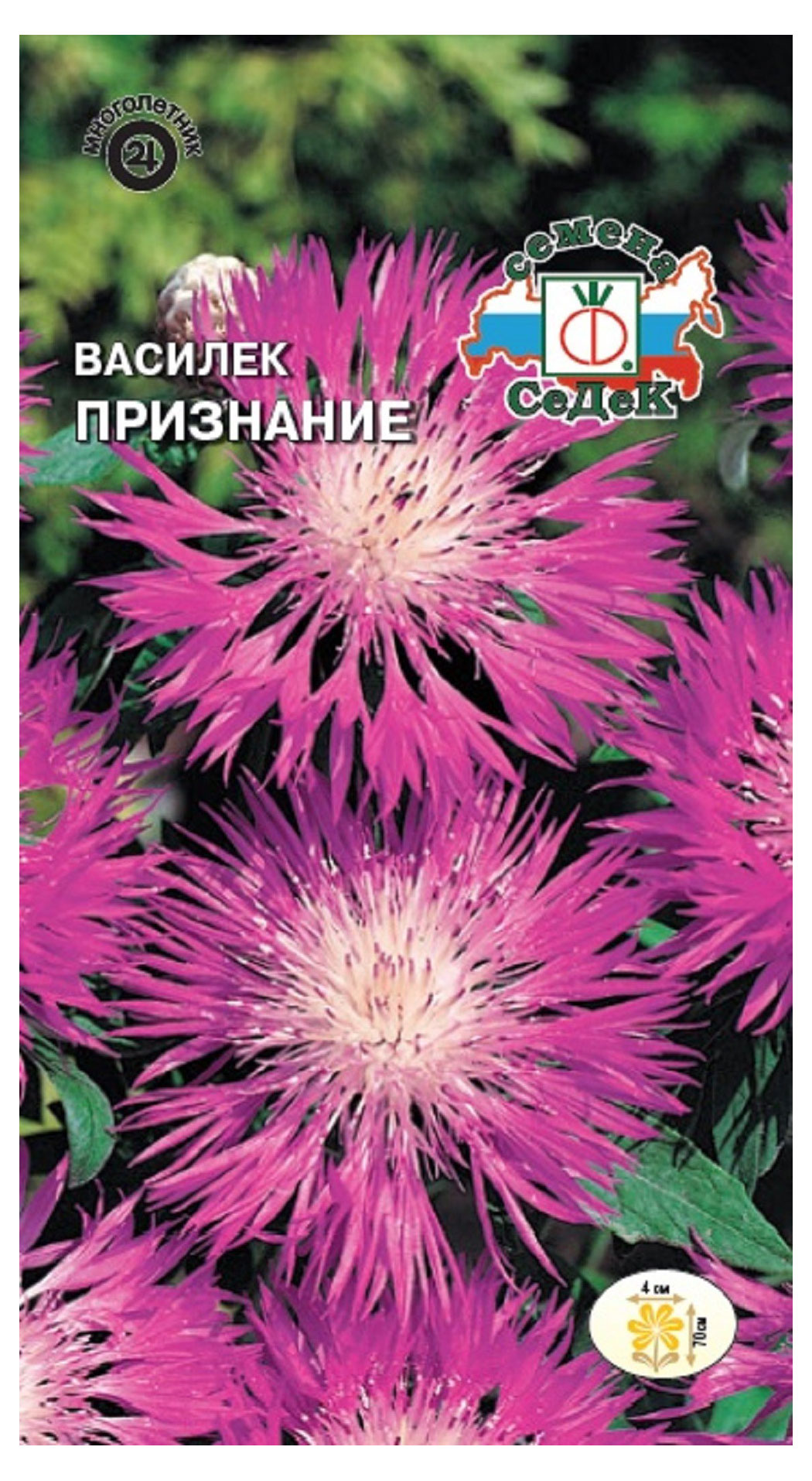 

Семена ВасилекСеДеК Признание, 0,1 г