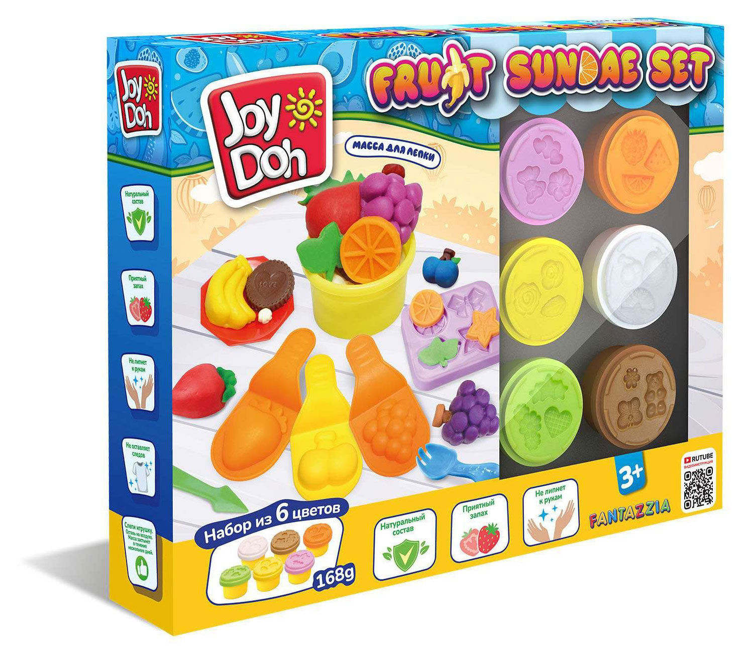

Набор для лепки Joy Doh Fruit-168 Фруктовое разнообразие