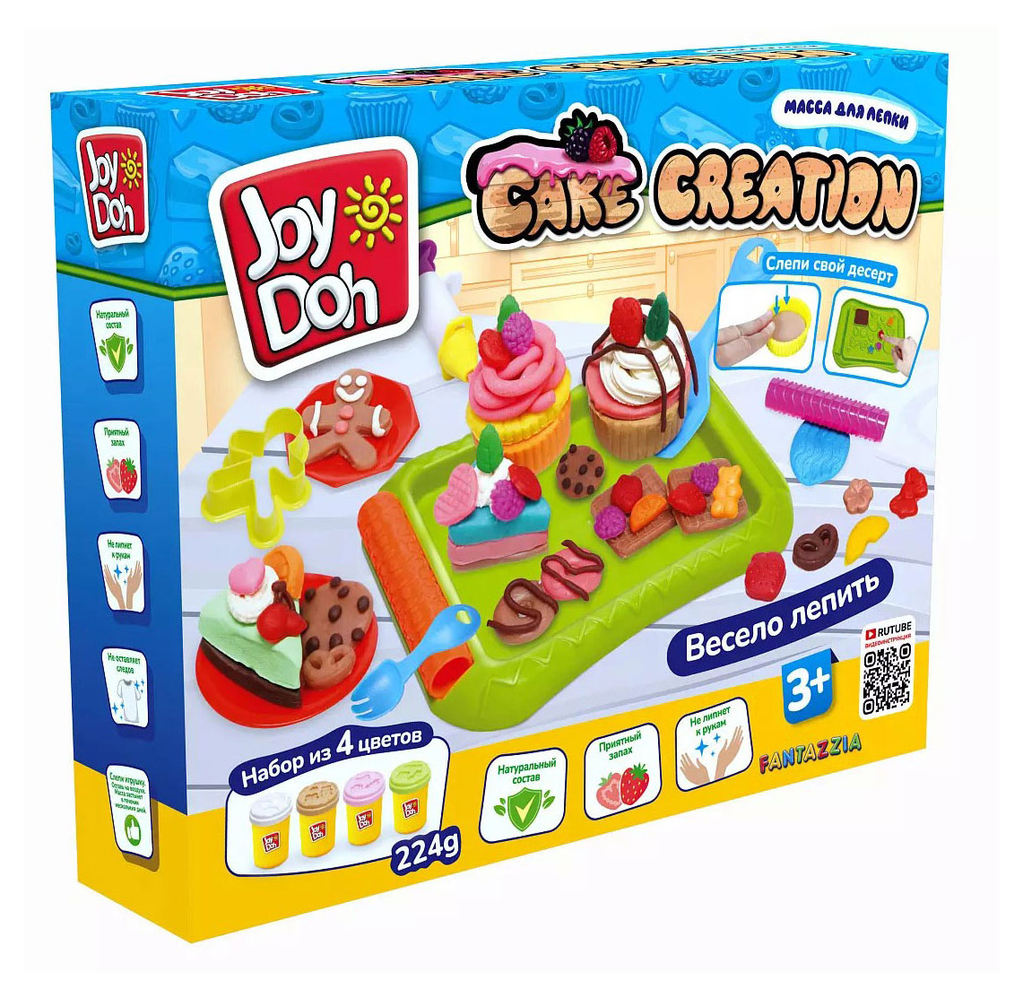 

Набор для лепки Joy Doh Cake-224 Кондитерская