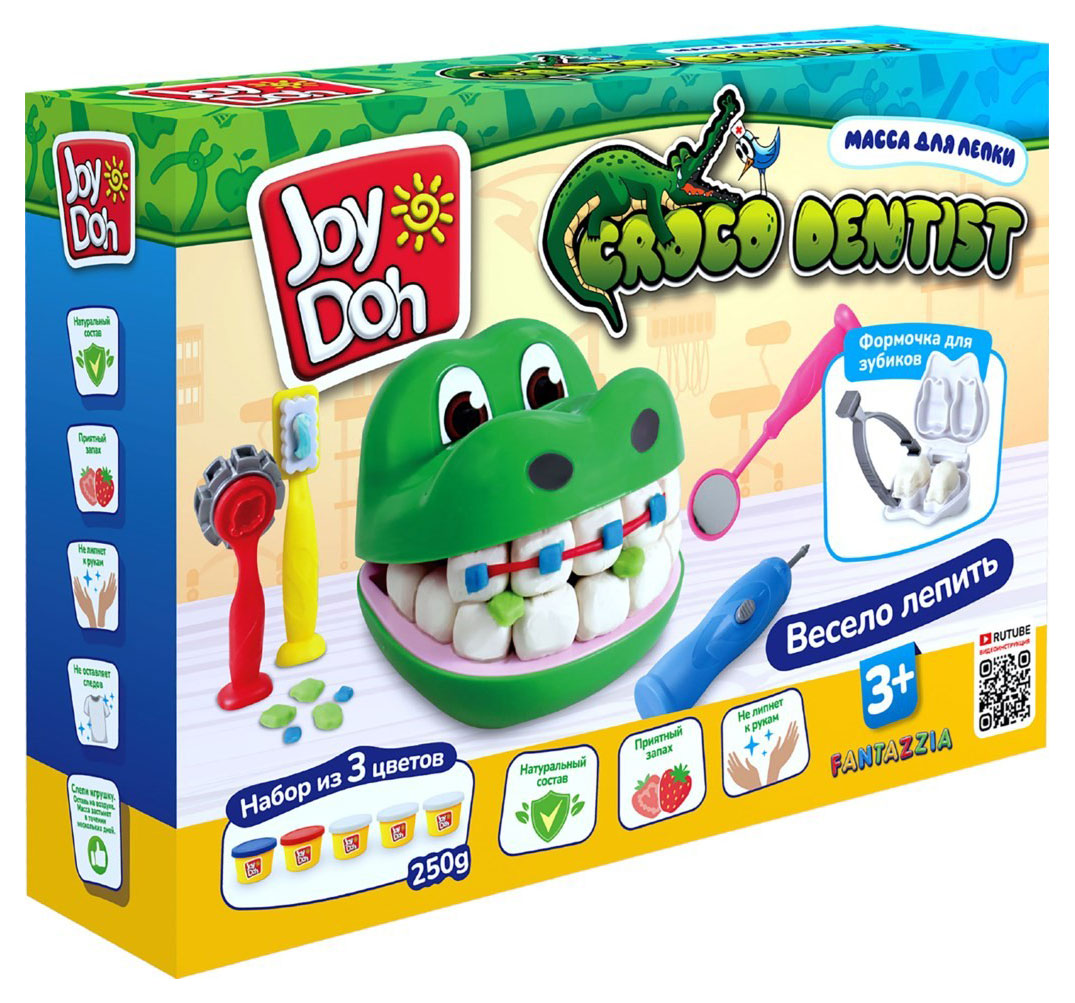 

Набор для лепки Joy Doh Croc-250 Зубастик