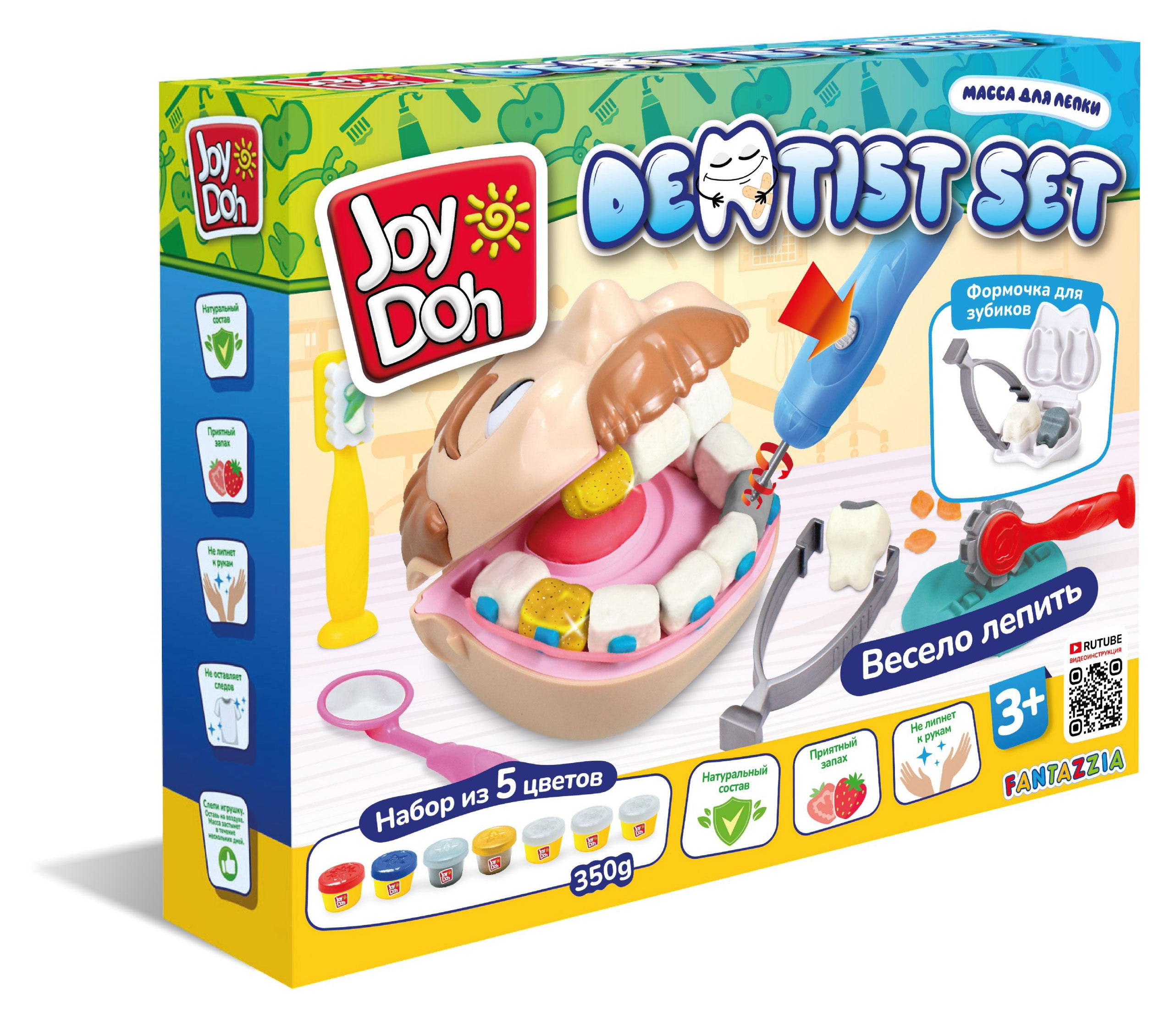 

Набор для лепки Joy Doh Dent-350 Зубастик