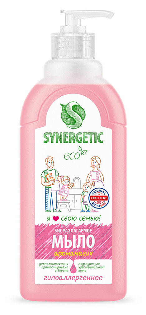 

Мыло жидкое Synergetic Аромамагия, 0,5 л