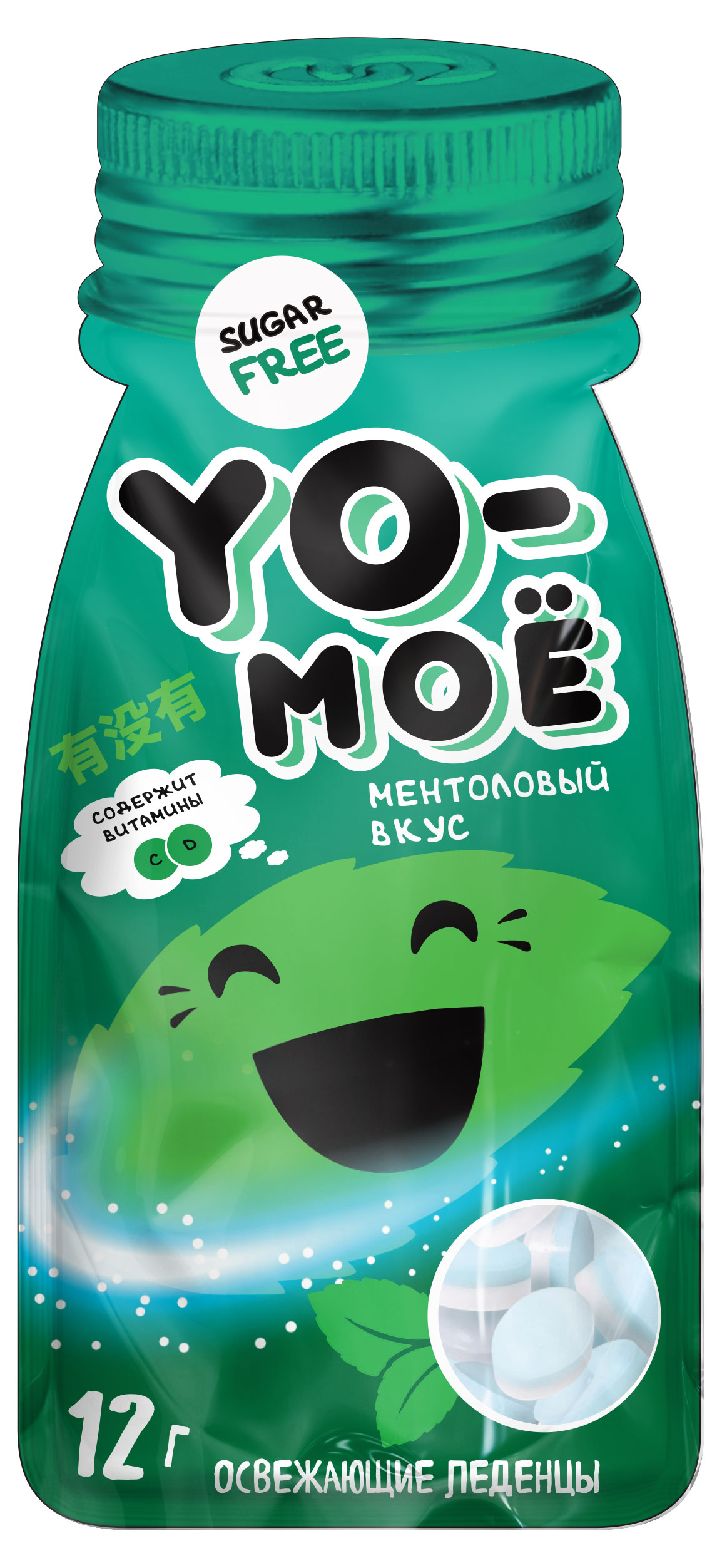 

Леденцы Yo-Моё ментол, 12 г