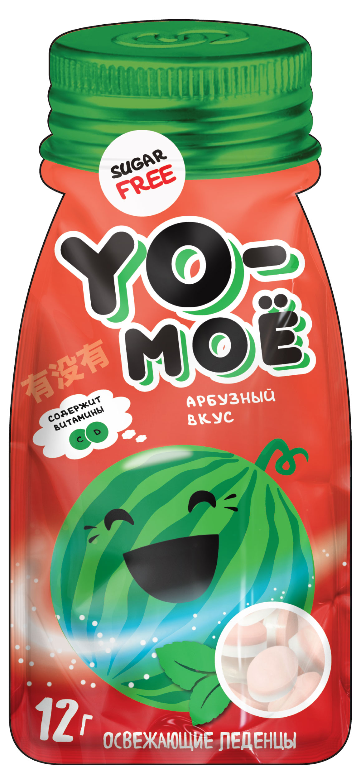 

Леденцы Yo-Моё арбуз, 12 г