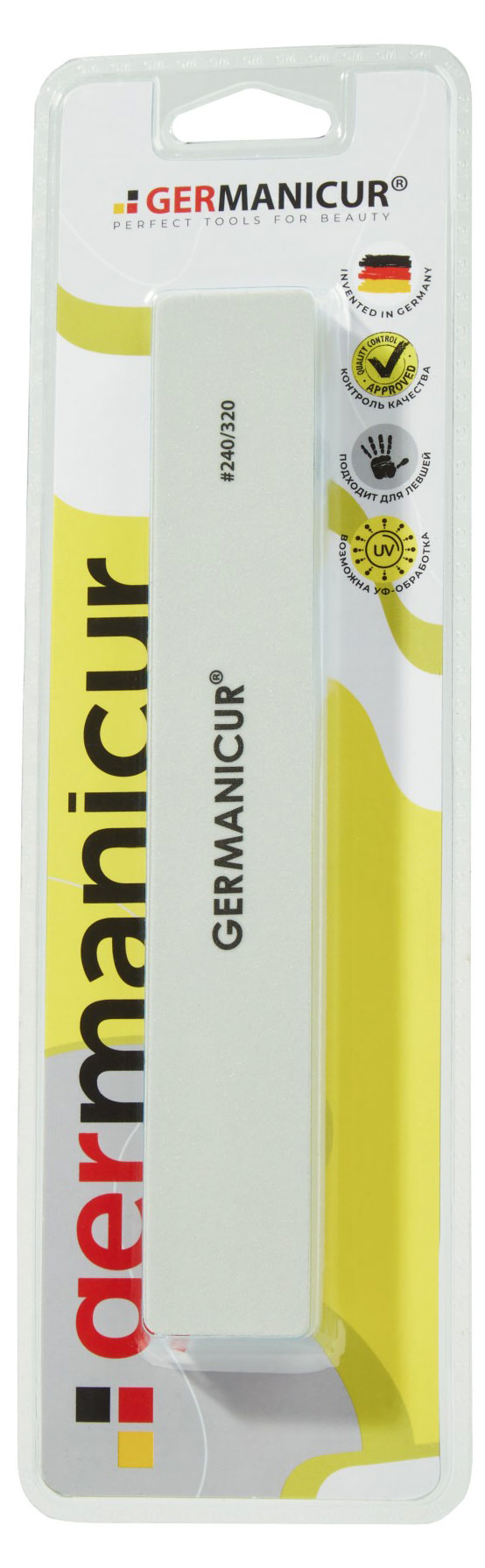 

Пилка-шлифовщик для ногтей Germanicur GM-910 прямая широкая 240х320