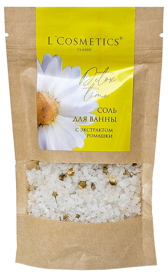 

Соль для ванны L`Cosmetics с экстрактом ромашки, 150 г