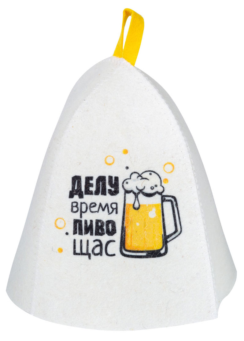 

Шапка банная ГлавБаня с принтом