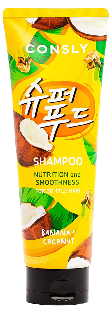 

Шампунь для волос CONSLY с экстрактом банана и кокосовой водой, 250 мл