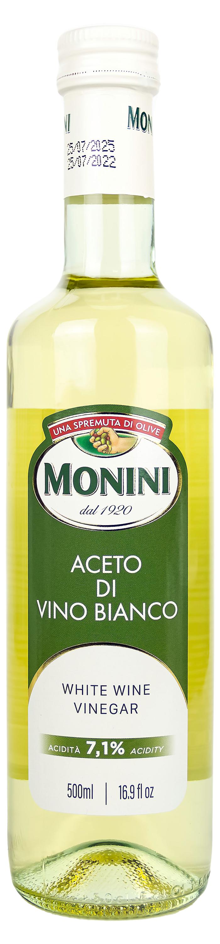 

Уксус винный Monini белый 7.1%, 500 мл