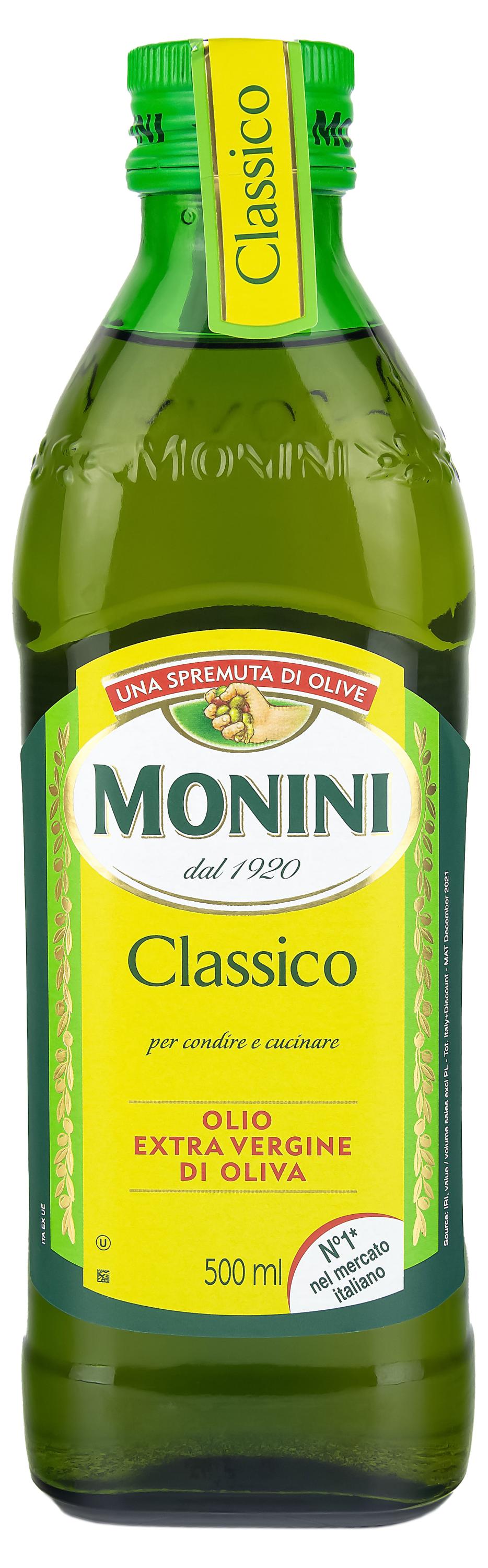 

Масло оливковое Monini Extra Virgin нерафинированное, 500 мл