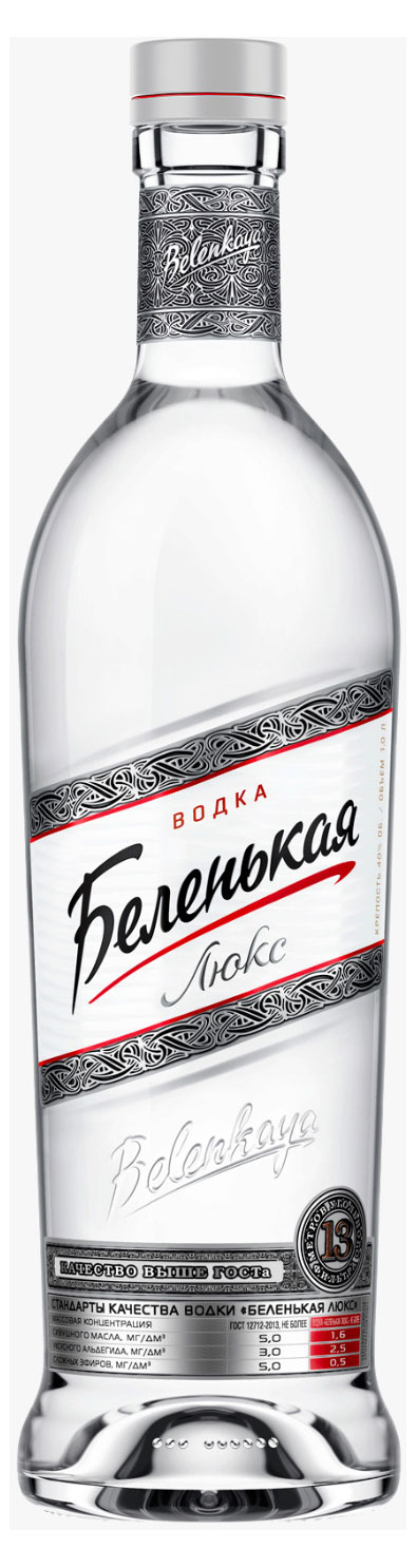 

Водка Беленькая Люкс Россия, 1 л