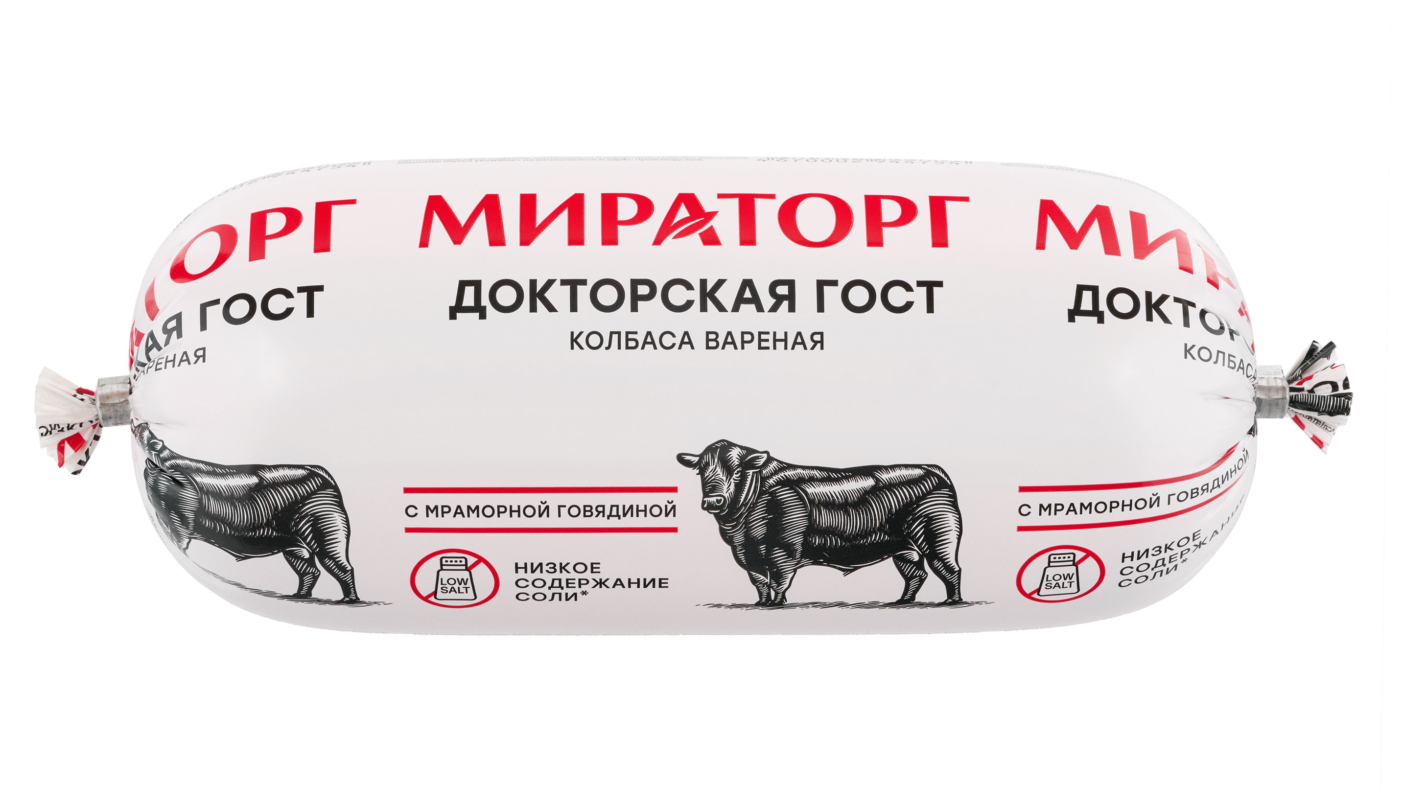 

Колбаса вареная Мираторг Докторская с мраморной говядиной ГОСТ, 470 г