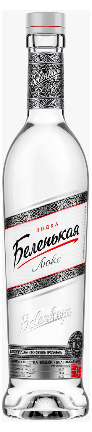 

Водка Беленькая Люкс Россия, 0,5 л