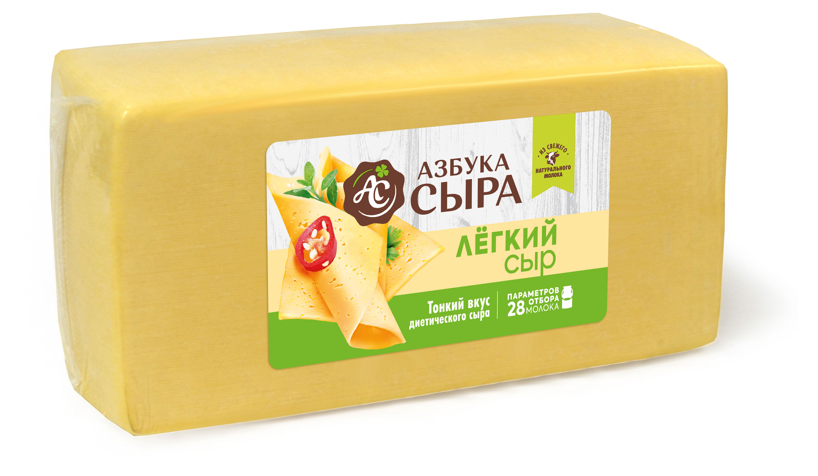 

Сыр полутвердый Азбука сыра Диетический 30% БЗМЖ, вес