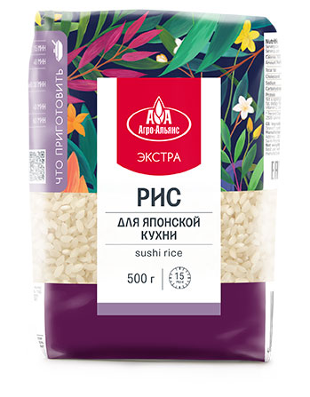 

Рис Агро-Альянс для японской кухни, 500 г