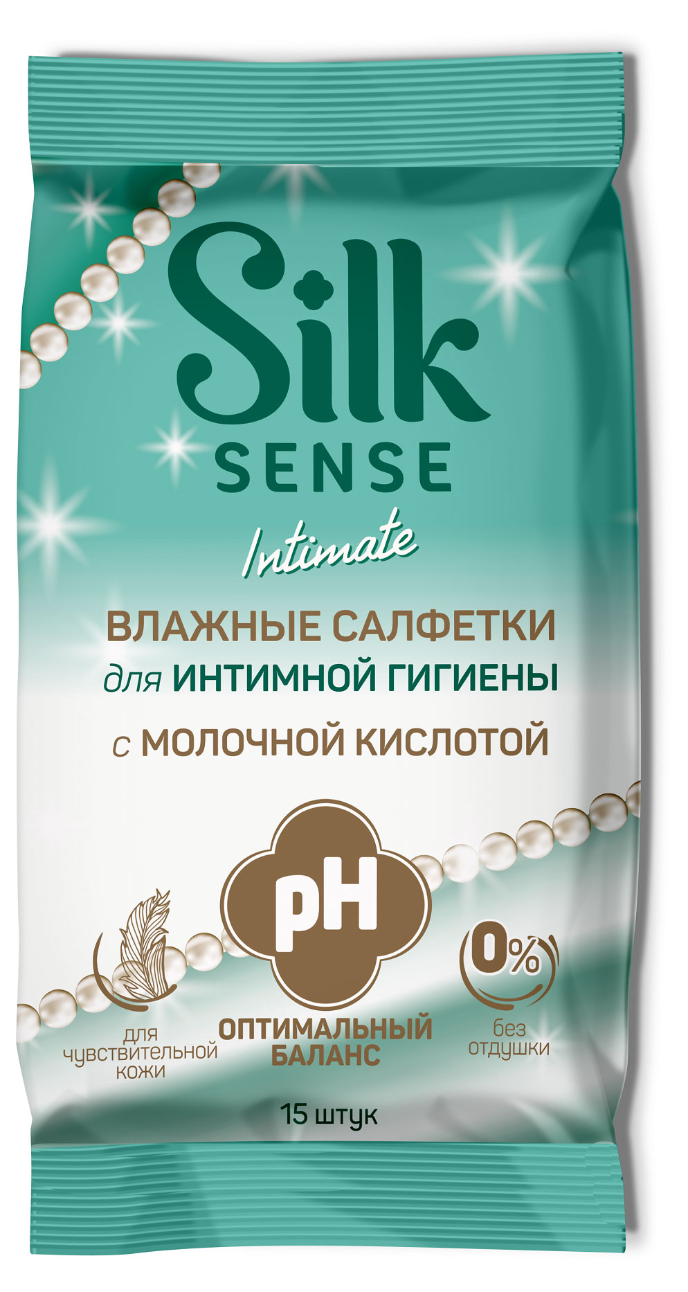 

Влажные салфетки для интимной гигиены Ola! Silk Sense Без отдушки, 15 шт