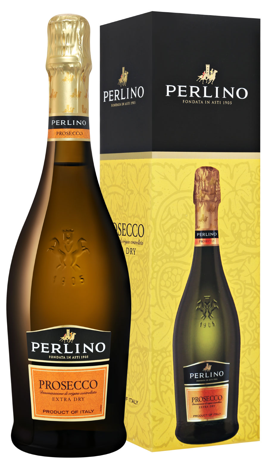 

Игристое вино Perlino Prosecco белое сухое Италия, 0,75 л