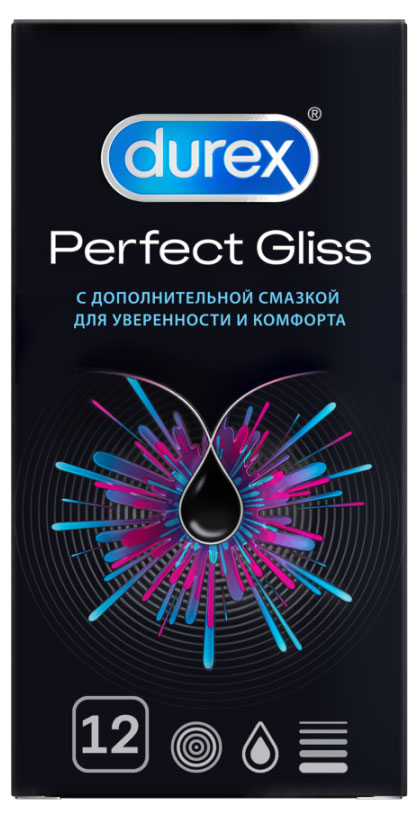 Изображение товара Презервативы Durex Perfect Gliss, 12 шт