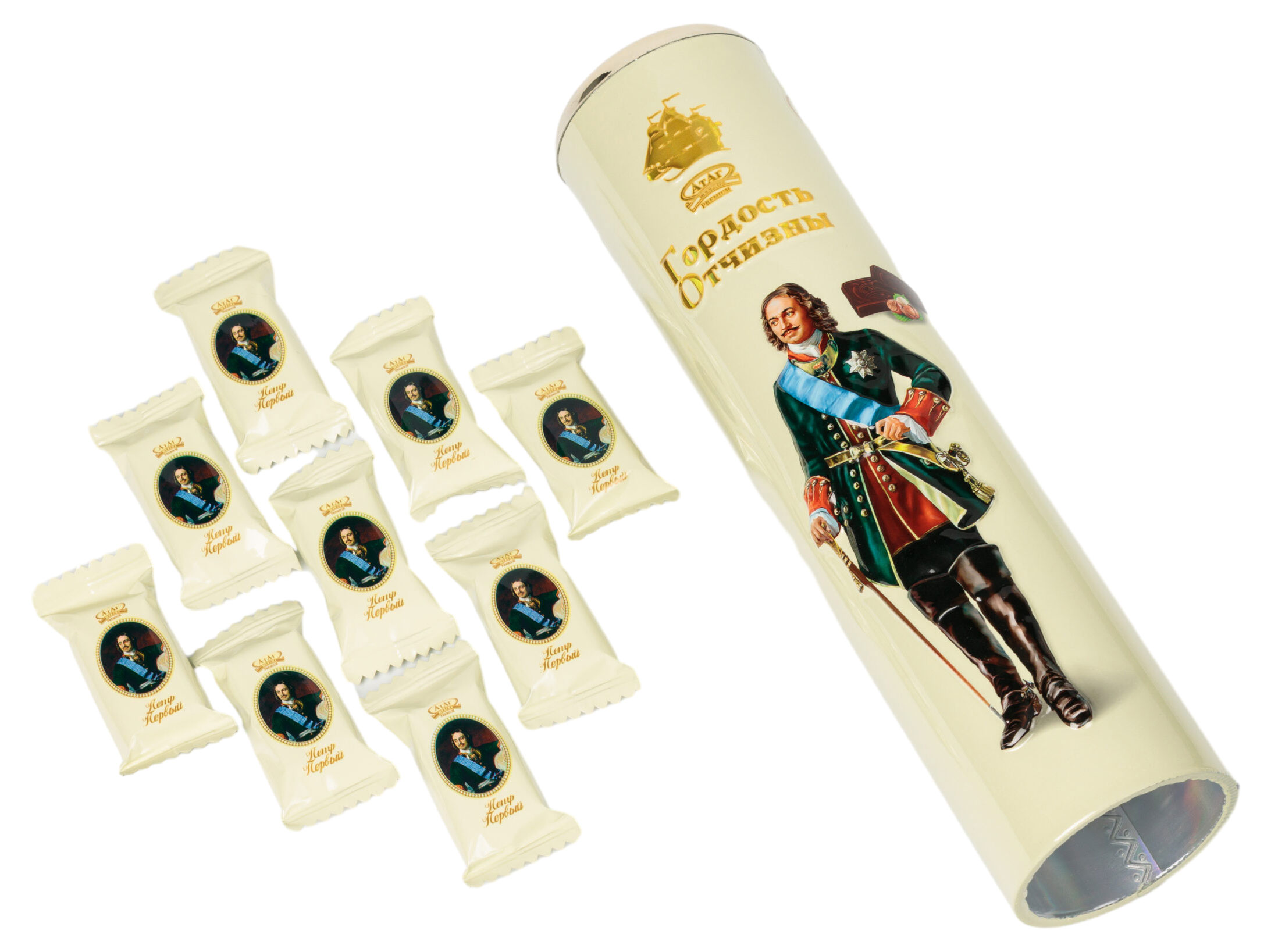 

Конфеты Атаг Гордость Отчизны Петр I, 200 г