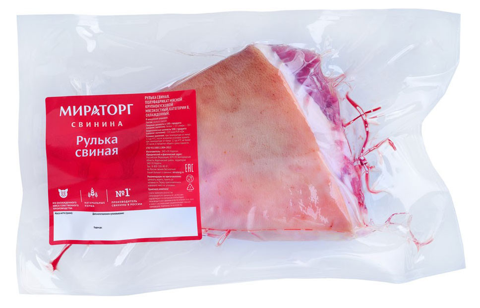 

Рулька свиная Мираторг охлажденная, вес
