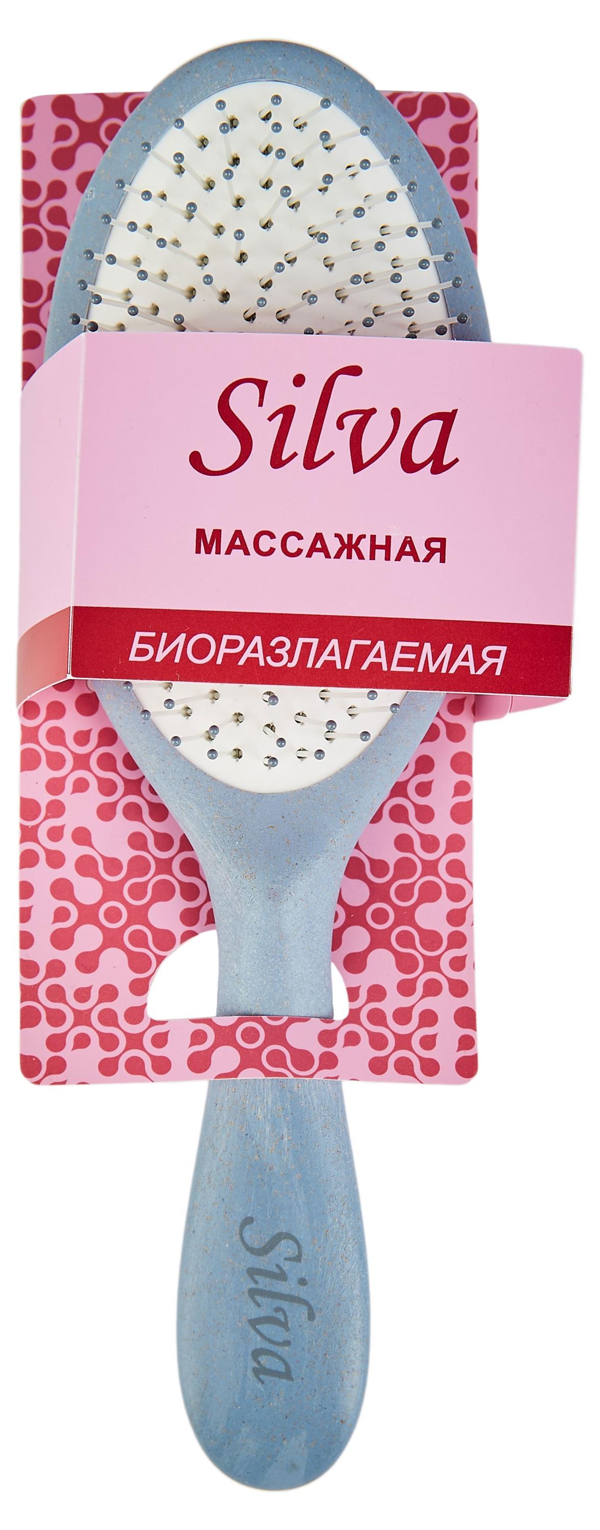 

Расческа для волос Silva массажная на подушке