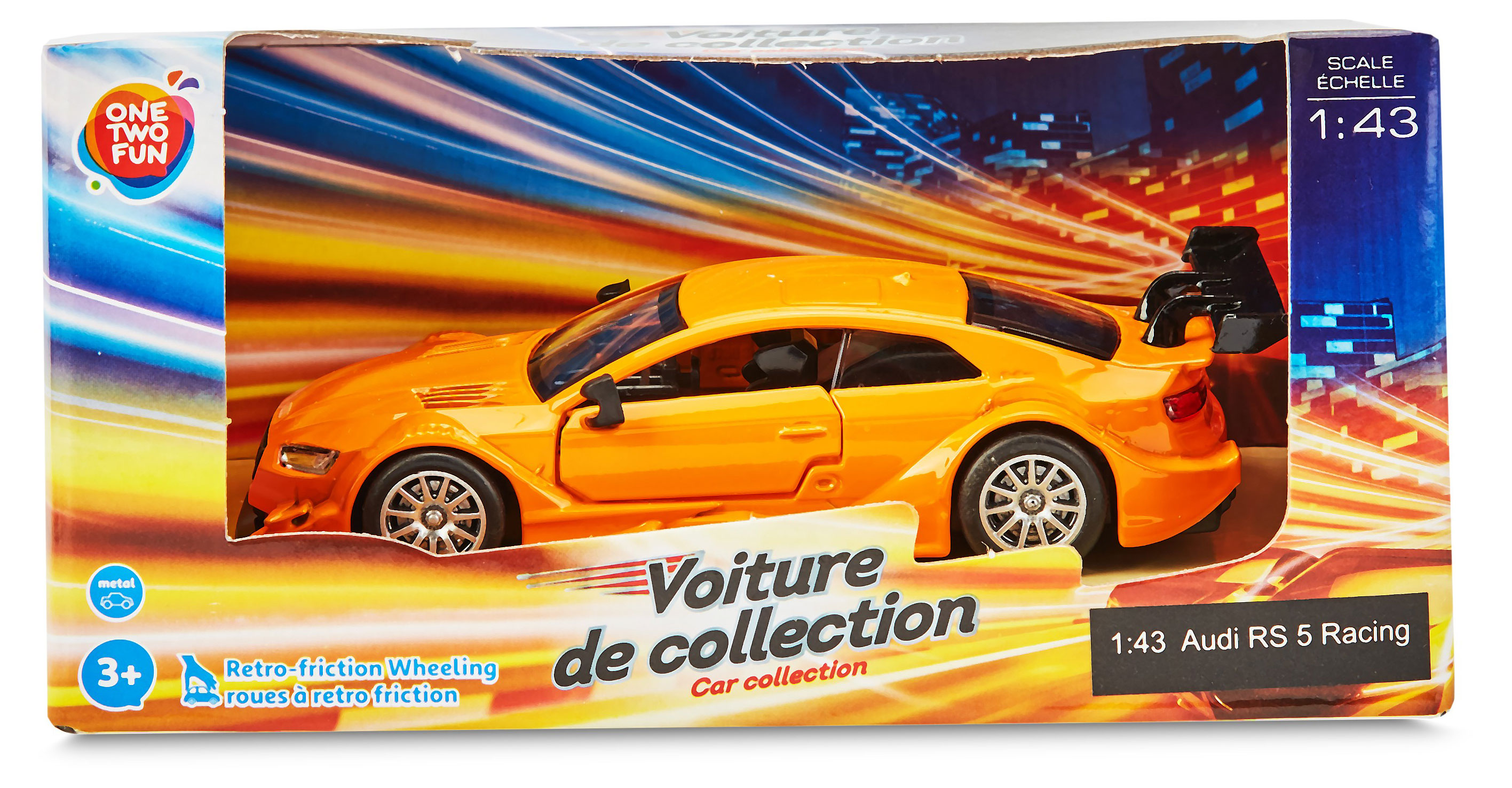 

Машинка инерционная ONE TWO FUN, 1:43
